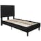Flash Furniture Roxbury Twin Platform Bed, Black SL-BK5-T-BK-GG - alternate 4